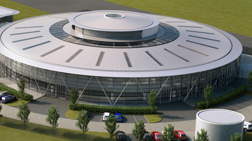 An artist impression of Factory 2050 at the University of Sheffield's AMRC
