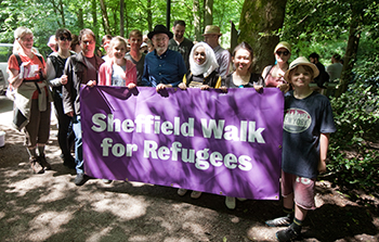 Walk for refugees