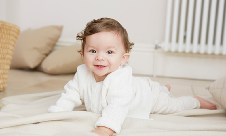 baby crawling
