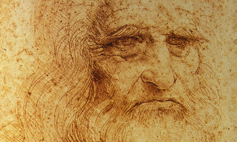 Leonardo da Vinci (Vinci 1452-Amboise 1519) - Recto: The skull sectioned. Verso: The cranium