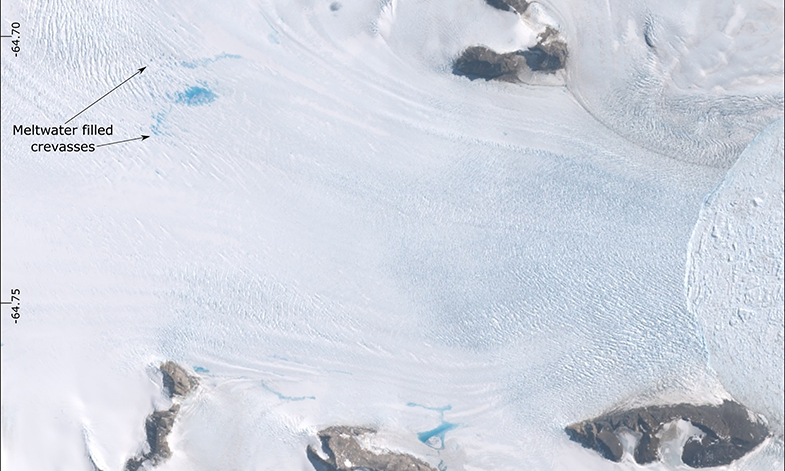 Newswise: Surface melting causes Antarctic glaciers to slip faster towards the ocean, new research shows