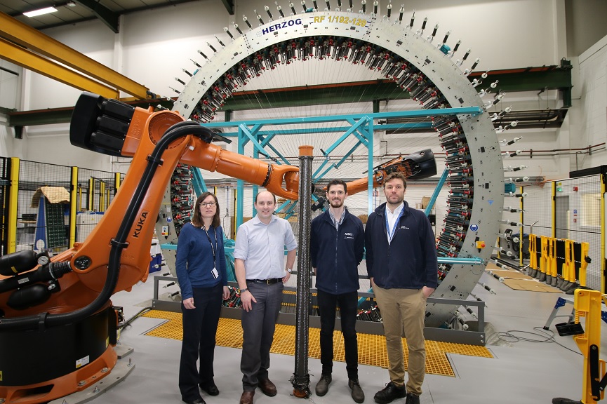 The AMRC Composite Centre team that is developing the technologies as part of the £20m project.