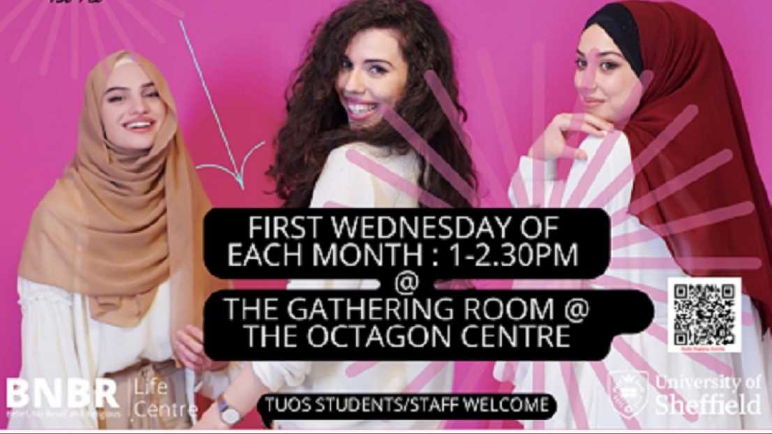 A poster advertising the sister to sister discussion event