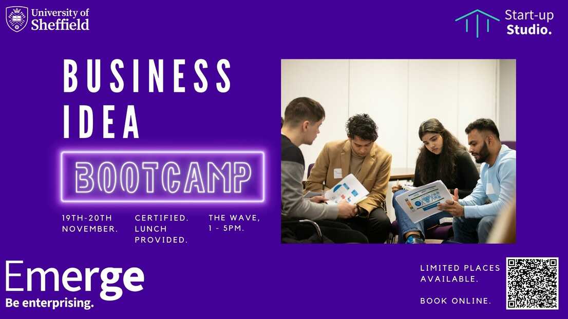 19-20th November. Certified. Lunch Provided. The Wave 1 - 5pm.Emerge: Be Enterprising