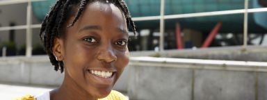 student ambassador Chazha Mafunye 