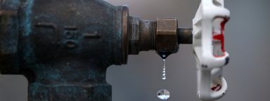 a leaking tap