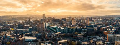 Sheffield city skyline