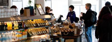 Interior of Jessop Café