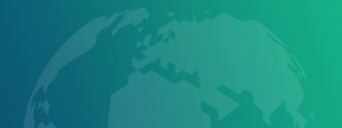 Green globe graphic
