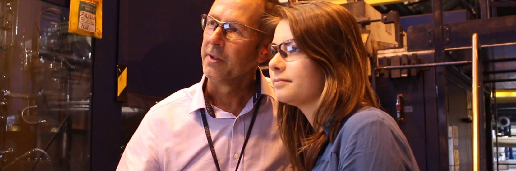 Materials student on industrial placement