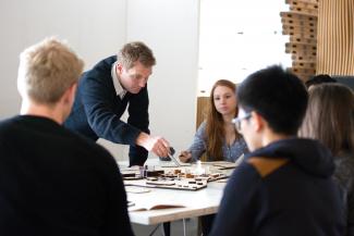 Architecture postgraduates with tutor