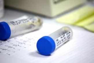 Biomedical Science: test tube samples