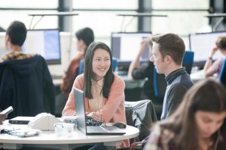 Postgraduate Information School students in the Diamond