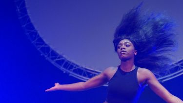 Student dancing at the International Cultural Evening 2017 30479