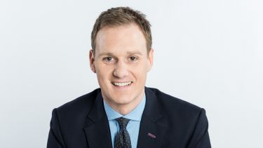 Image of Dan Walker, sports journalist, broadcaster and MA Broadcast Journalism graduate