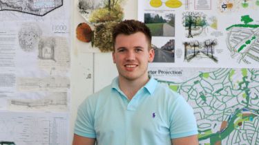 Image of Tobias Edwards, postgraduate student in the department of landscape