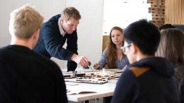 Architecture postgraduates with tutor