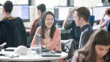 Postgraduate Information School students in the Diamond