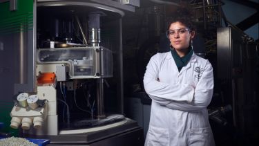 CBE student in Pilot Plant