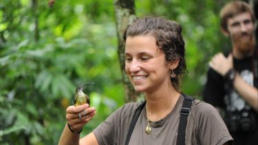 Borneo field course student