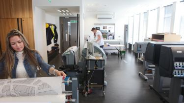 Printing facilities in architecture department