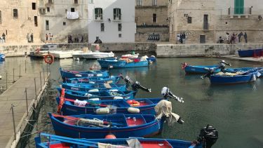 Boats in Monopoli.