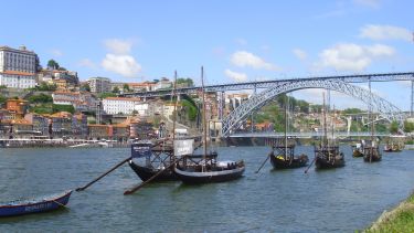 Boats in Portugal. 
