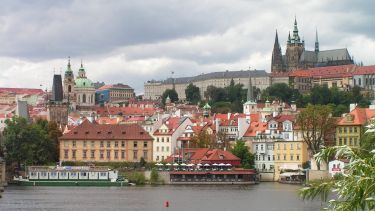 Prague Castle from across the river