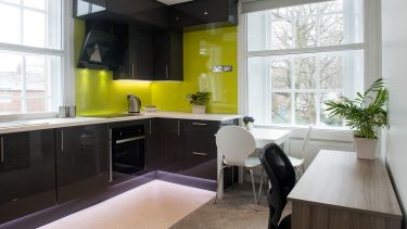 Studio 300 kitchen living area