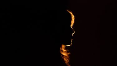 Womans sillouhette