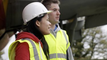 students on site