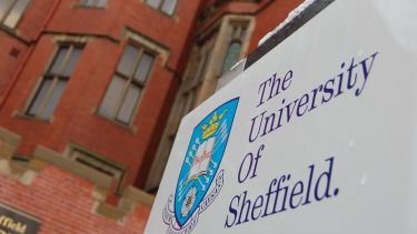 A sign outside the University