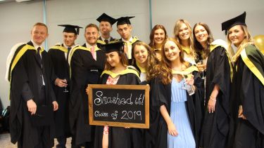 Sociological Studies students at graduation 2019