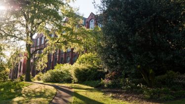 A view of Firth Court from Weston Park - image