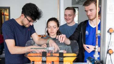 IE - General Engineering students in the lab