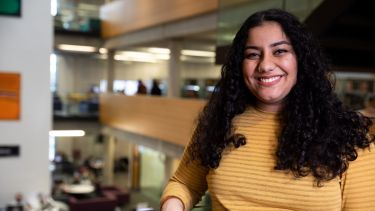 Salma Ghafoor, Medicine student in the Information Commons