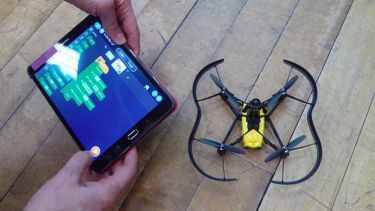 Small drone with controller 