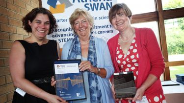 Three Dental School staff members receive the Athena Swan award.