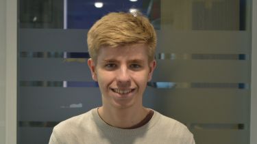 Photo of economics and politics student James Holden