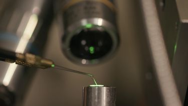 Green Electroluminescence in the Centre for GaN Materials and Devices