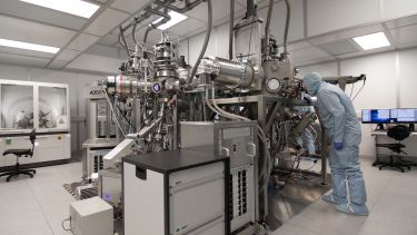 MBE cluster tool used for fabrication by the National Epitaxy Facility