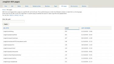 Example 404 pages tab