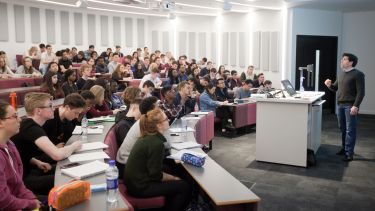 Photo of undergraduate lecture