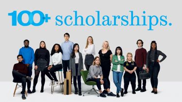 100+ scholarships