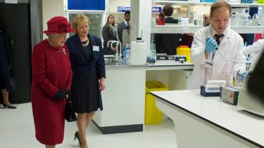 The Queen and Dame Pamela Shaw