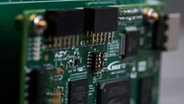 Close up of circuit board