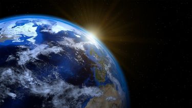 An image of earth from space