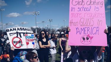 people protesting for gun control