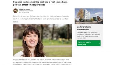 Student profile example