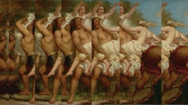 Painting depicting sexual violence in the Bible